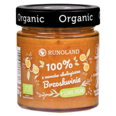 Pêche + graines de lin 100% fruits à la consistance de confiture BIO 200g RUNOLAND